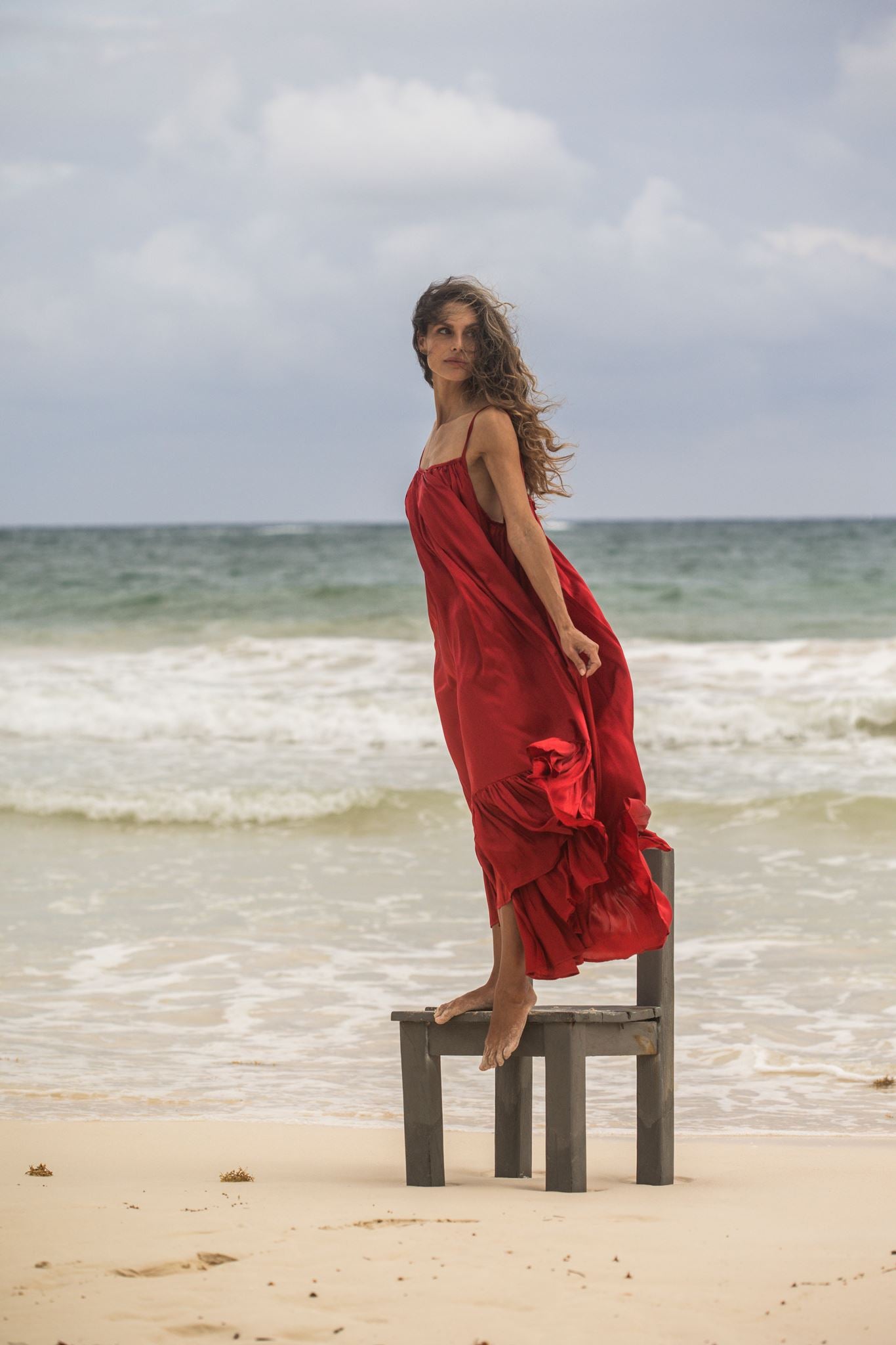 Silk dress, silk gown, silk maxi dress, silk satin dress
