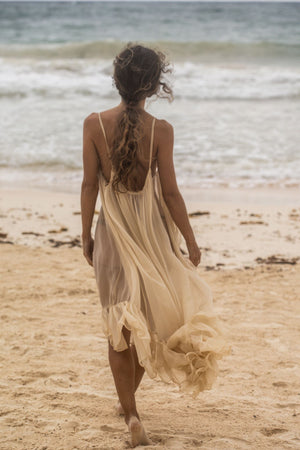 Long Sheer Silk Dress | SIAN KAAN