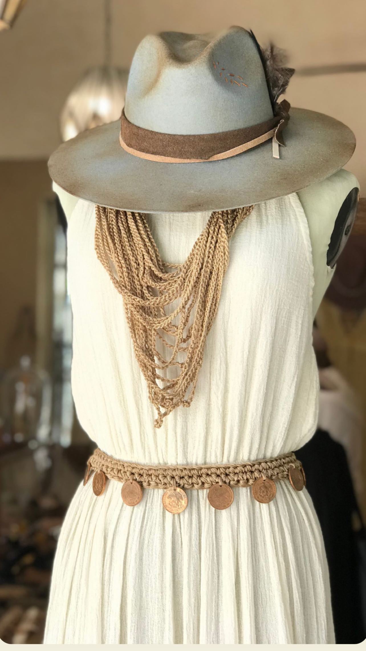 Daniela Bustos Maya, coin necklace, handmade necklace, coin jewelry, tulum jewelry, tulum style, tulum outfit, tulum vibes outfit, tulum clothing, tulum dress, gold coins necklace