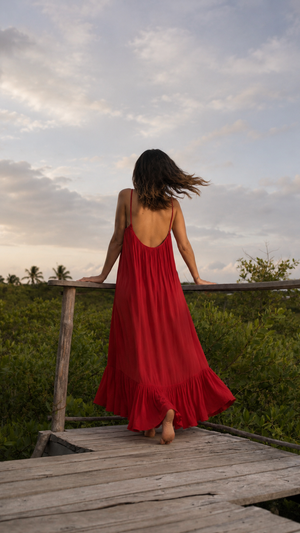 Tulum Ruffle Maxi Dress | SIAN KAAN