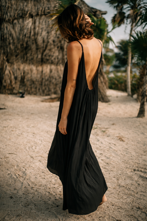 Low Back Maxi Dress | COBA
