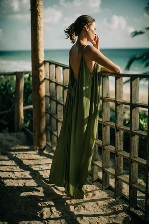 Low Back Maxi Dress | COBA