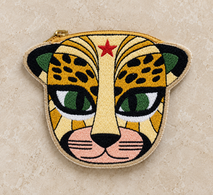 Embroidered Coin Pouch | JAGUAR & WILDCAT