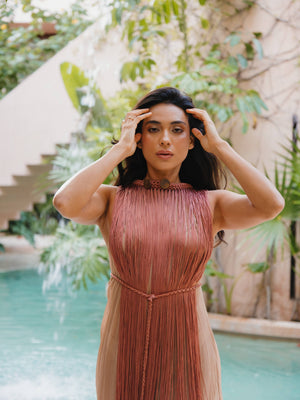 Macramé Cover-Up Fringed | CHAMELEON SHAWL