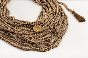 Daniela Bustos Maya, coin necklace, handmade necklace, coin jewelry, tulum jewelry, tulum style, tulum outfit, tulum vibes outfit, tulum clothing, tulum dress, gold coins necklace