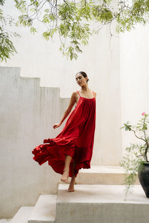 Tulum Ruffle Maxi Dress | SIAN KAAN