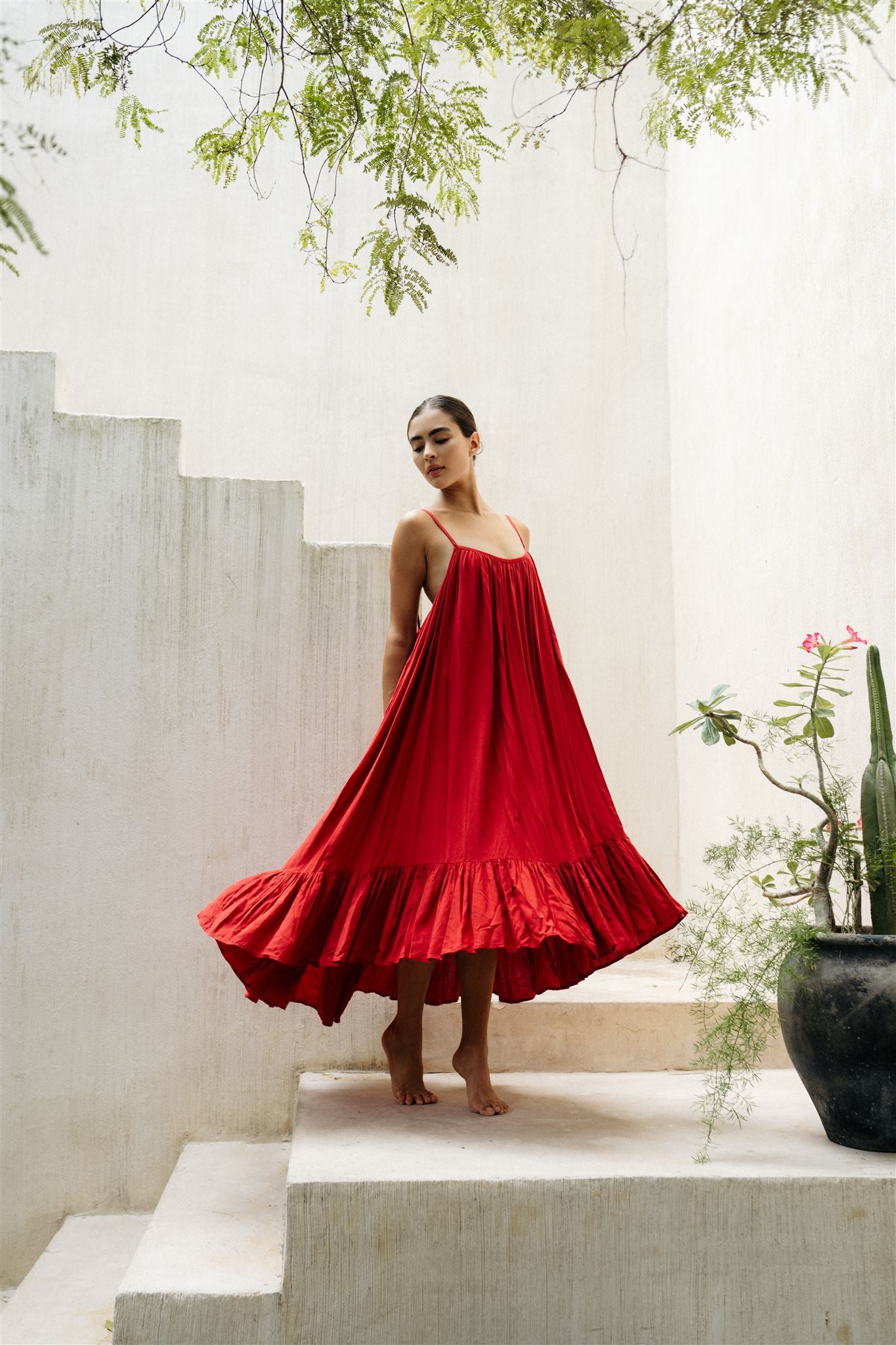Tulum Ruffle Maxi Dress | SIAN KAAN