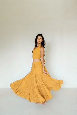 Volume Maxi Skirt | FLAMBOYAN
