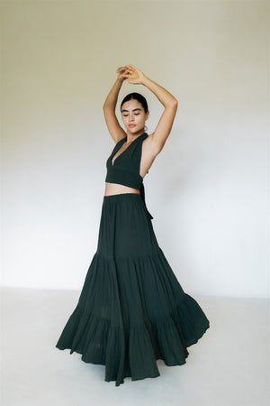 Volume Maxi Skirt | FLAMBOYAN