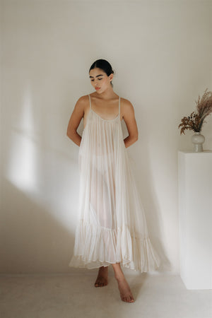 Long Sheer Silk Dress | SIAN KAAN