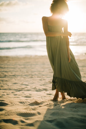 Tulum Ruffle Maxi Dress | SIAN KAAN