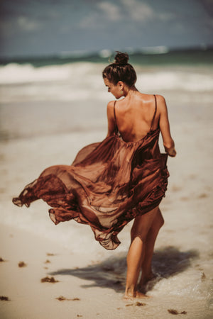 Satin Dress, Silk Dress, Silky Dress, Short Silk Dress, Tulum Clothing, Tulum Dress, Short Ruffle Dress, Short Silk Ruffle dress, Tulum dress, Silk Maxi dress, Sheer Silk Dress, Silk Ruffle Dress