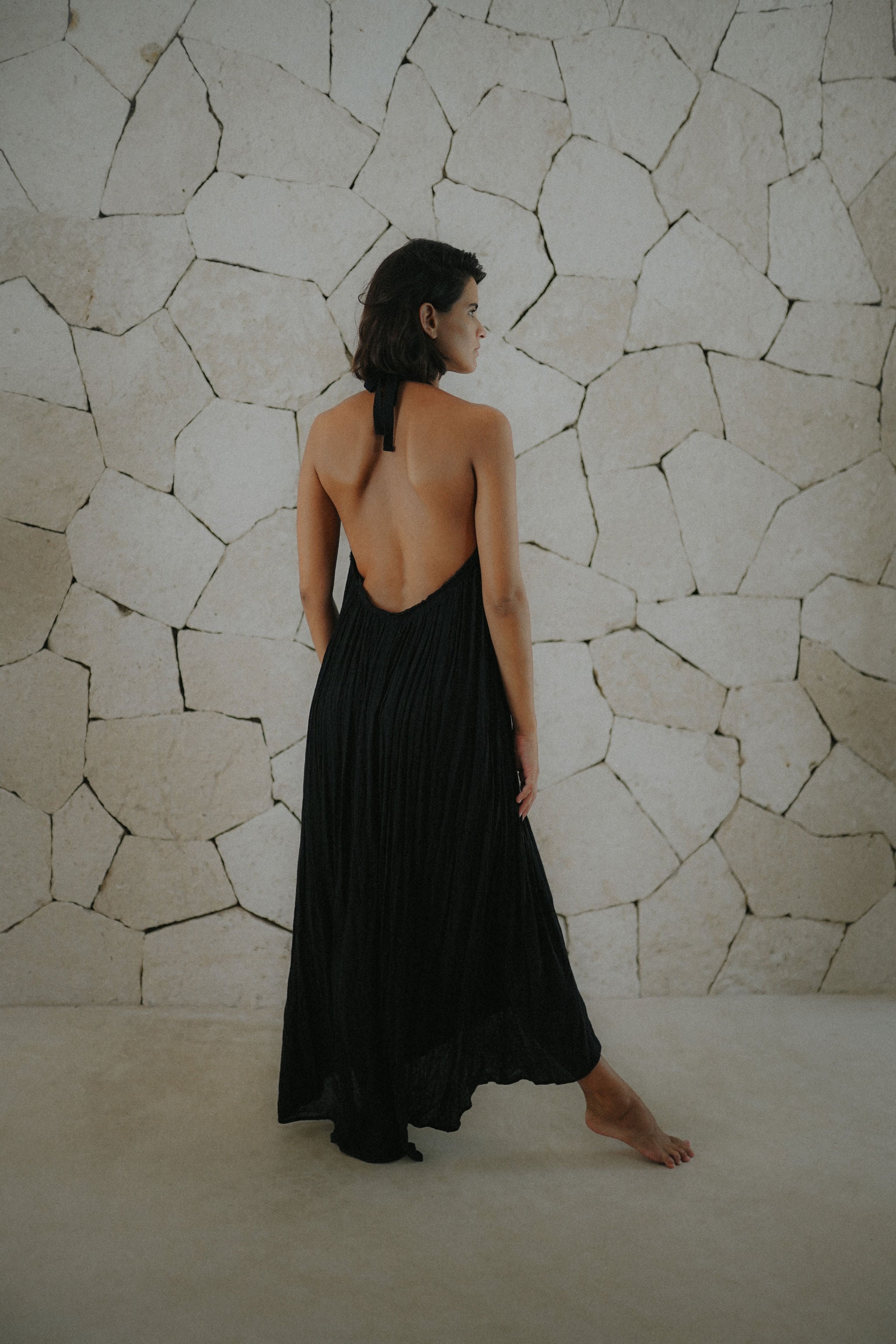 Halter Dress | MAHAHUAL - Wanderlustulum Halter Dress | MAHAHUAL - Wanderlustulum