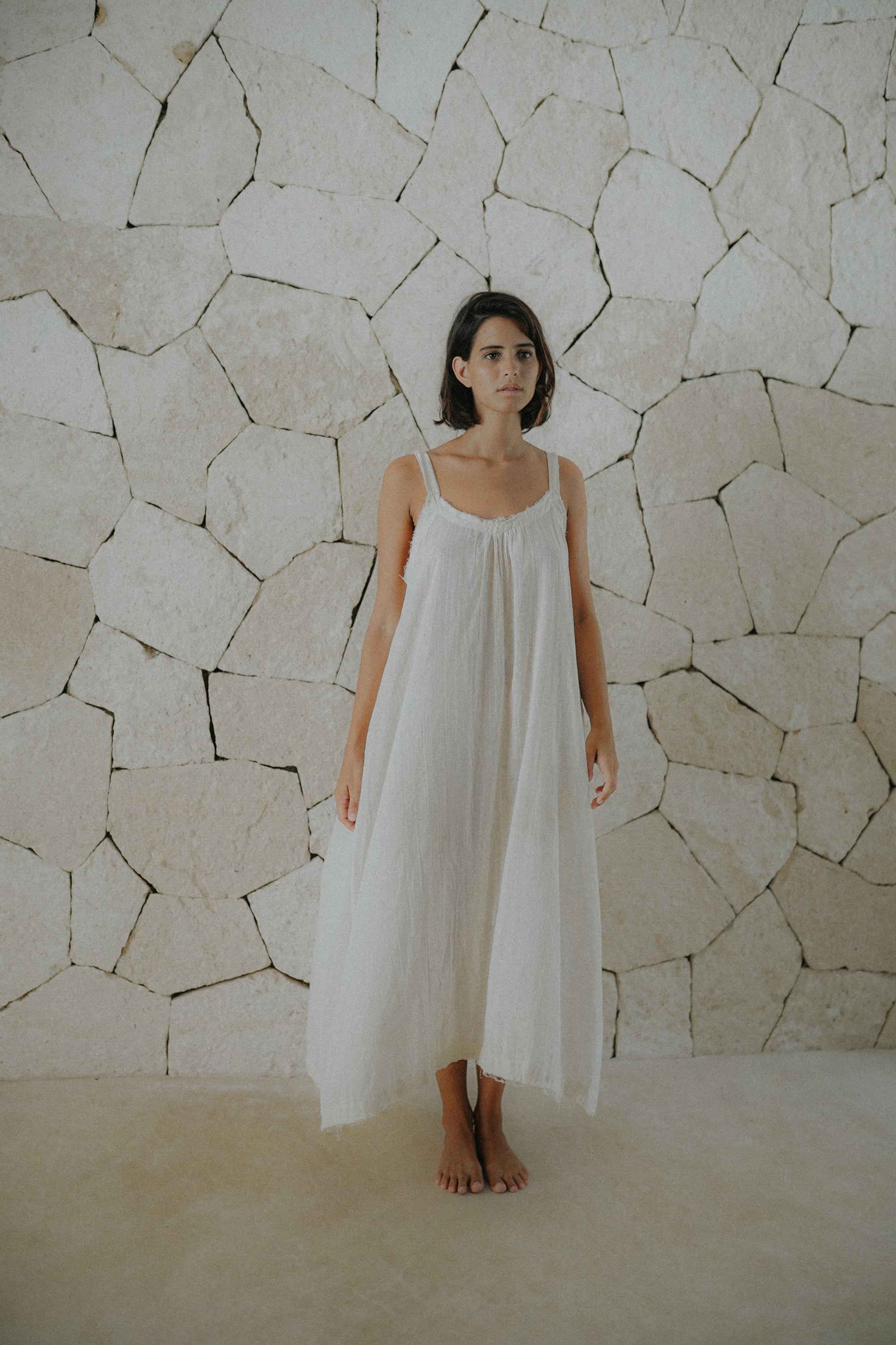 Women's Casual Maxi Dress, Beach Dress Maxi Summer Dress, Low Back Dress, Frayed Dress, Cotton Maxi Dress, 