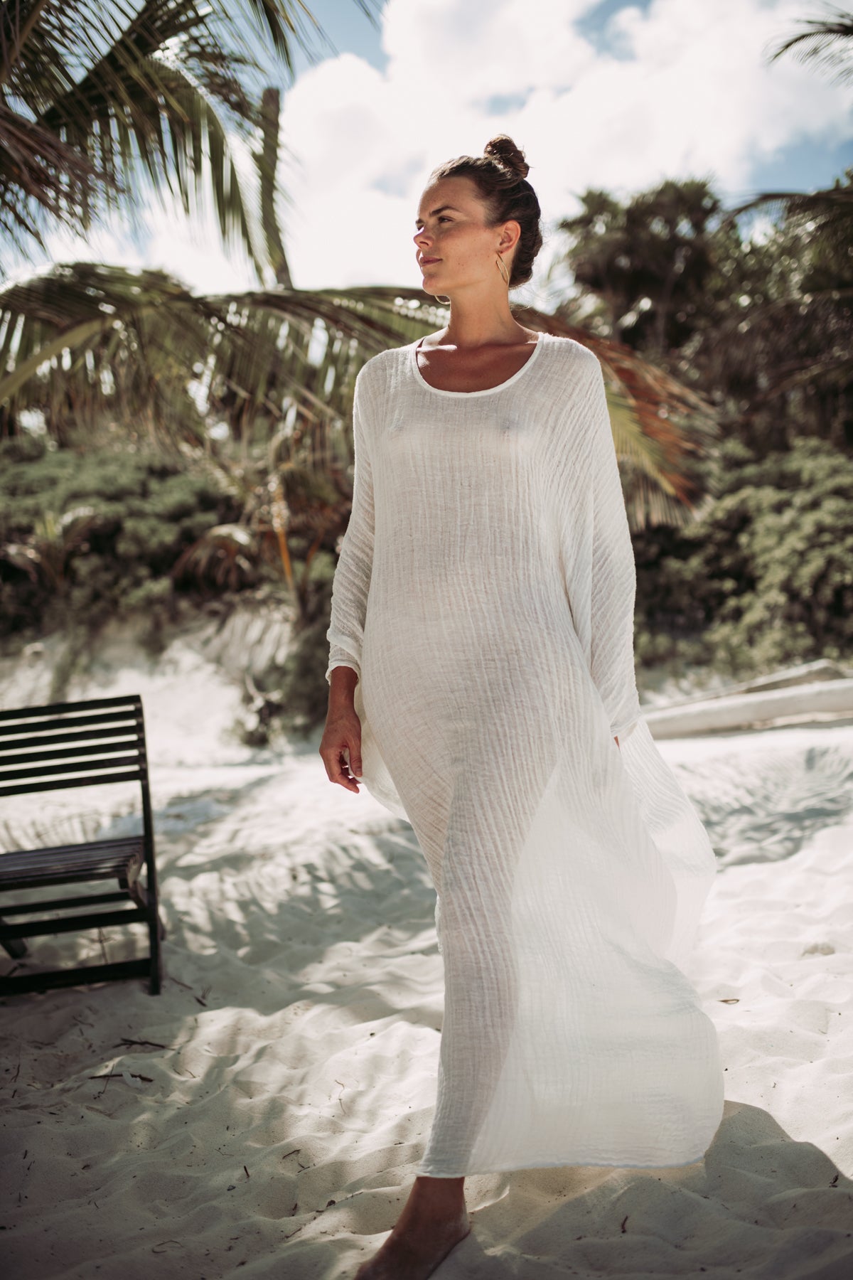 italian style maxi dress Scilla Tropical Maxi Dress