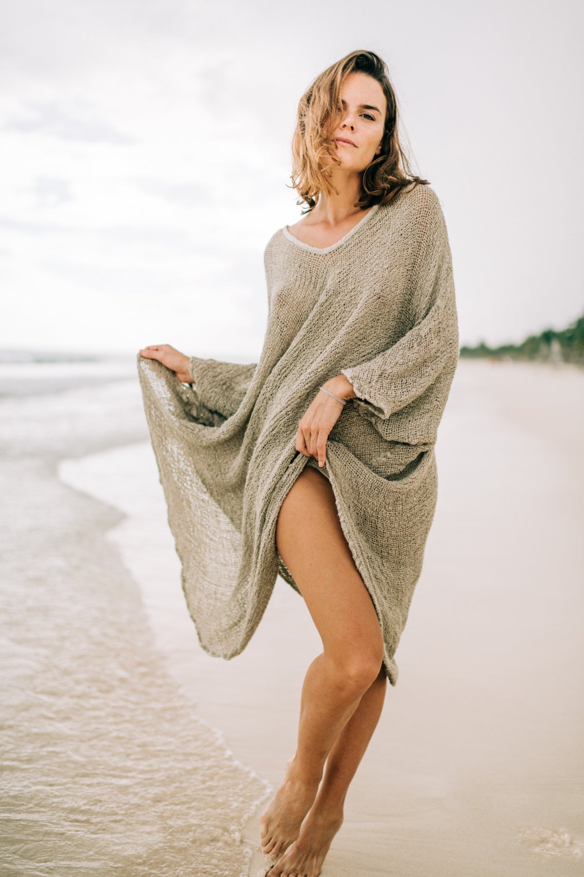 NAPOLI Linen Kaftan Dress