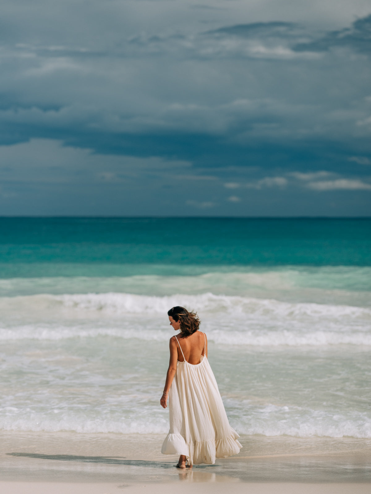 Ruffle Maxi Dress, Long Flowy Beach Cotton Dress, Beach Bride | - Wanderlustulum Ruffle Maxi Dress, Long Flowy Beach Cotton Dress, Beach Bride | - Wanderlustulum