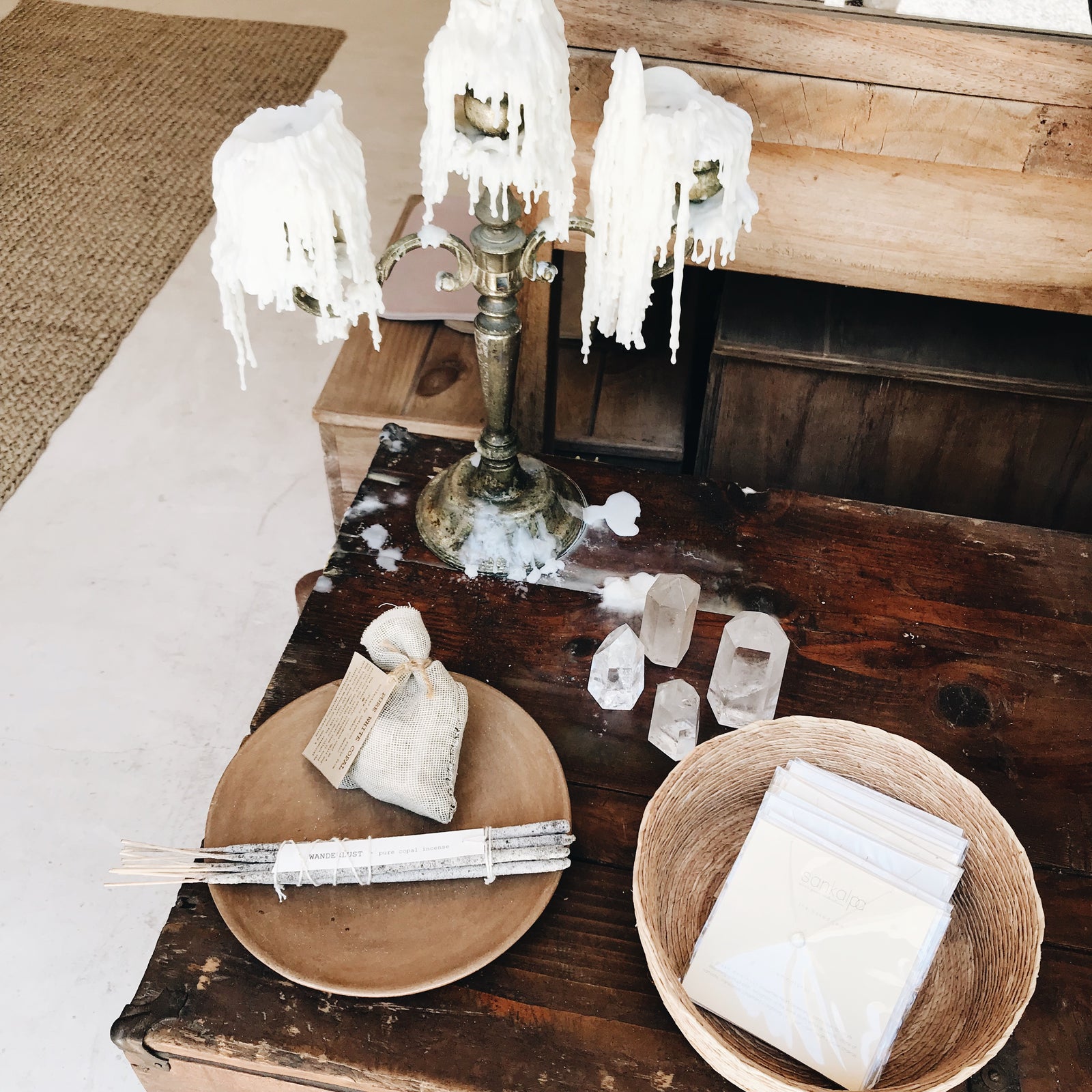 Pure White Copal Incense Sticks from México