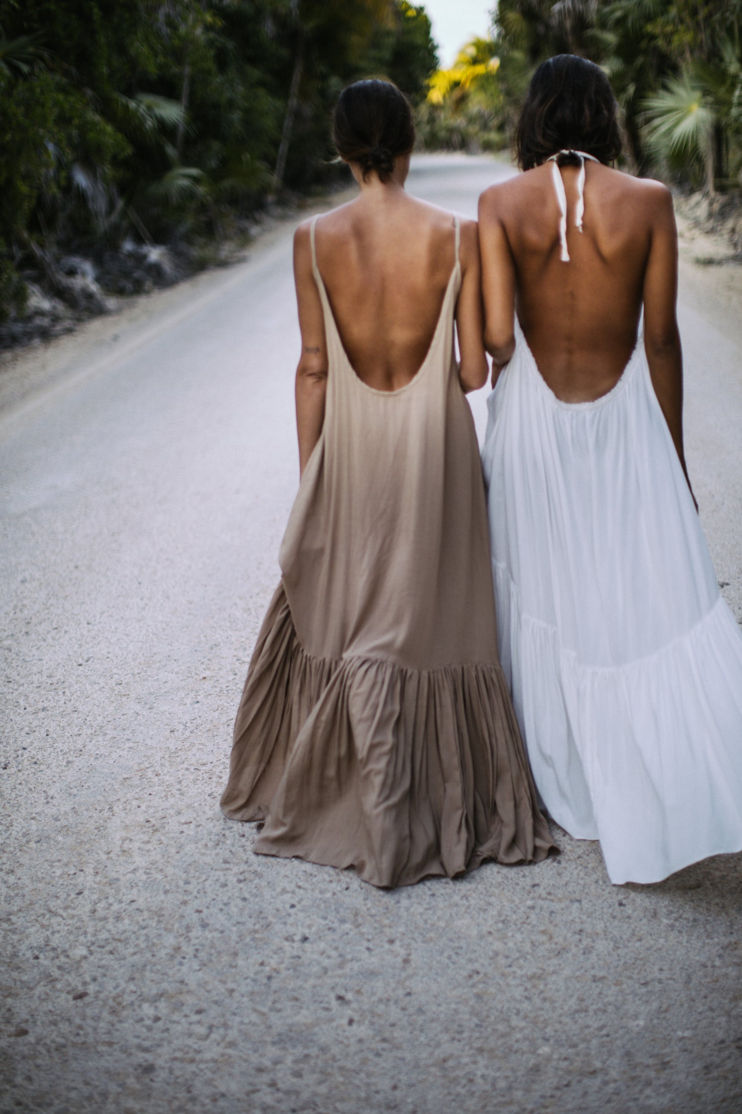 Backless dress, Tulum dress, Ruffle Maxi Dress, Low Back Dress, Beach Dress, Cotton Dress, Open back dress, beach bride dress, ruffle maxi beach dress, boho bride, tulum wedding, tulum bride dress