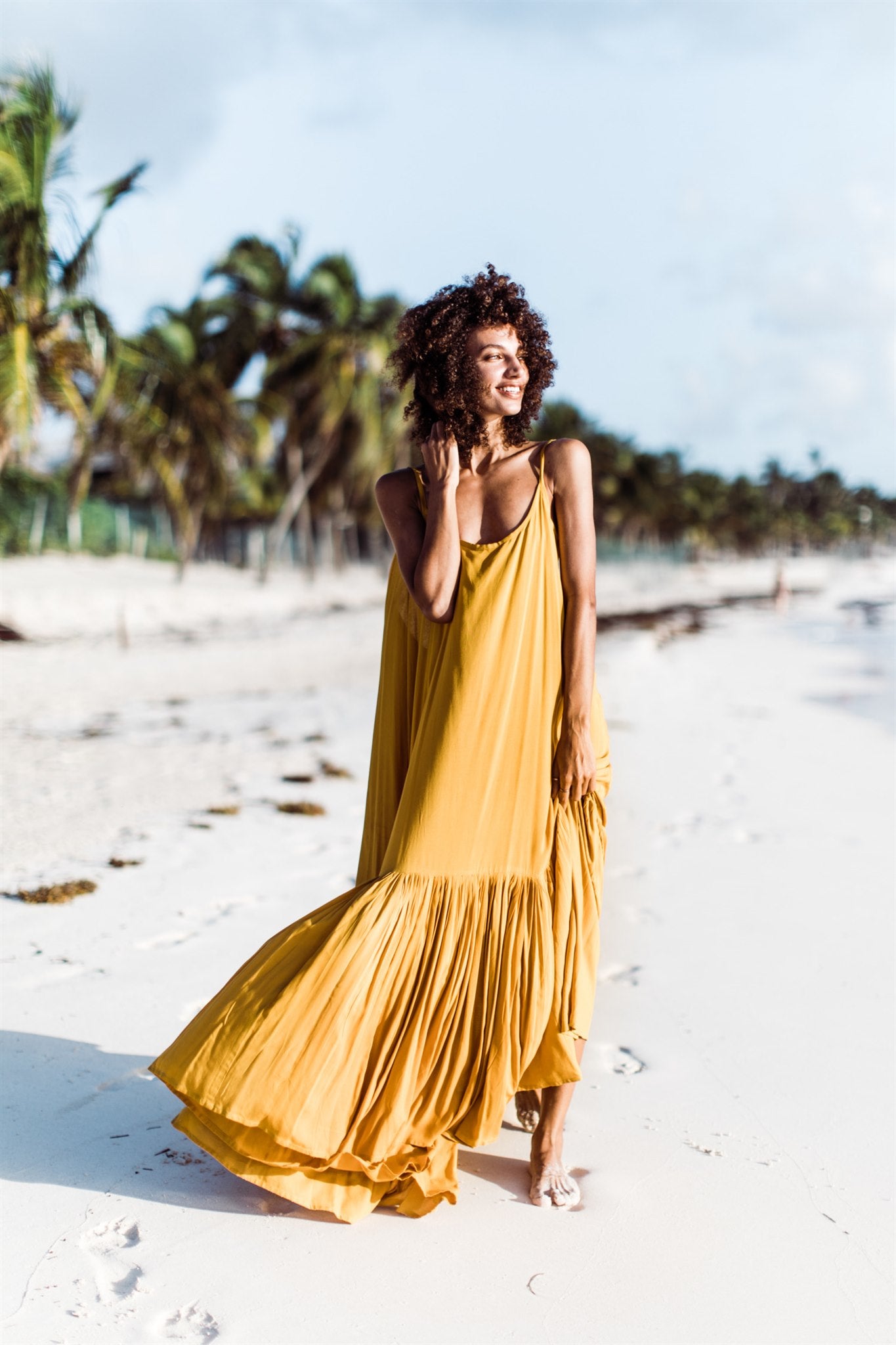 Backless Ruffle Maxi Dress | Ruffle Maxi Dress, Low Back Dress, Tulum Dress