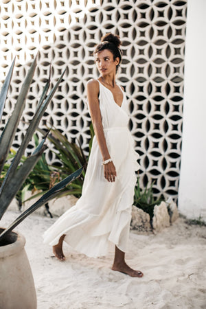 Beach Wrap Dress Criss-Cross | GUAYACÁN