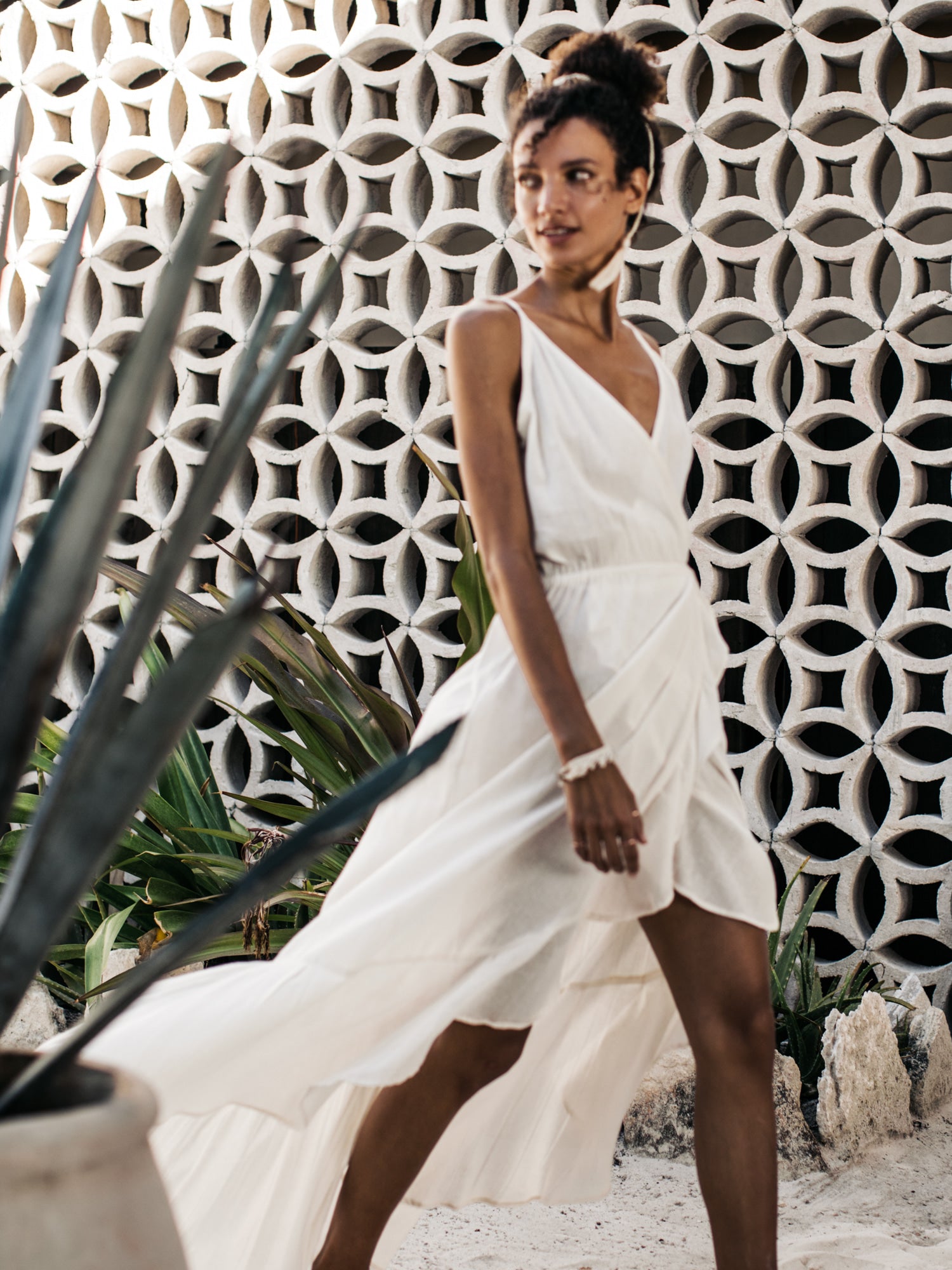 Beach Wrap Dress Criss-Cross | GUAYACÁN