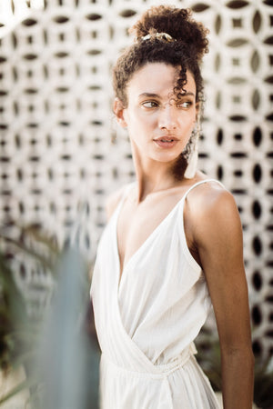 Beach Wrap Dress Criss-Cross | GUAYACÁN