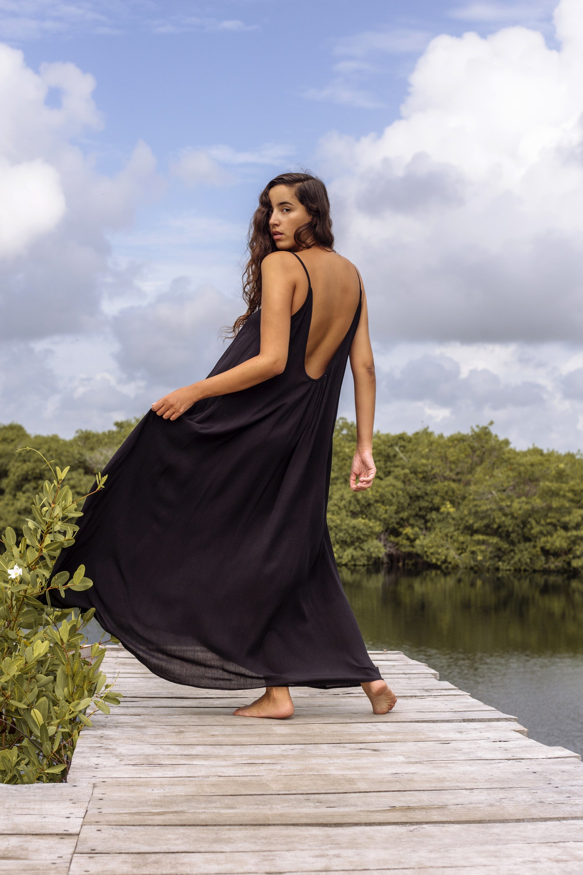 low back dress, strappy beach dress, maxi beach dress, boho bride dress, backless dress, backless beach dress, low back gown, beach bride, tulum dress, tulum beach dress, tulum bride, beach bride, boho dress