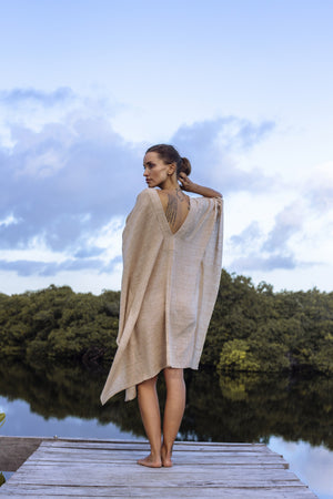 Short Kaftan Dress | Organic Cotton MÉRIDA