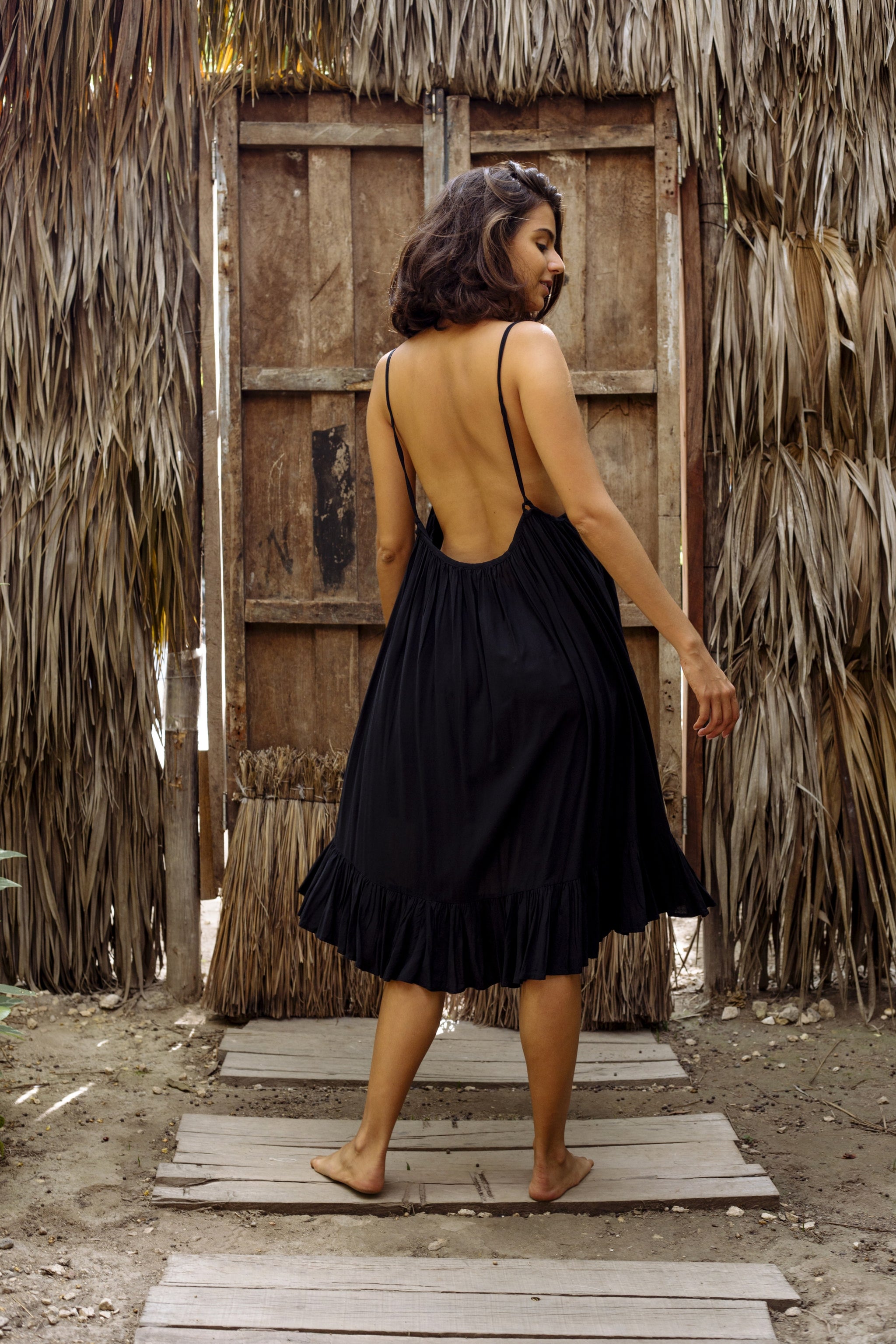 short beach dress Tulum Ruffle Short Dress, Short Beach Dress, Tulum Dress