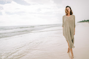 NAPOLI Linen Kaftan Dress